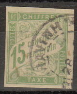 #85# COLONIES GENERALES TAXE N° 20 Oblitéré Travinh (Cochinchine) - Taxe