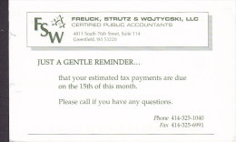 United States Postal Stationery Ganzsache Entier PRIVATE Print FREUCK, STRUTZ & WOJTYCSKI 2006 (2 Scans) - 2001-10