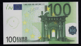 Test Note "UNBEK. HERSTELLER, Russland" 100 EURO, RRR, UNC, Orig. Euro Size - Autres & Non Classés