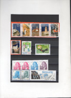 ESPAGNE PETIT LOT DE TIMBRES SUR FRAGMENT DONT  BELLE SERIE PHARES 2009 - Collections