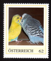 ÖSTERREICH 2012 ** Wellensittiche - PM Personalized Stamp MNH - Persoonlijke Postzegels