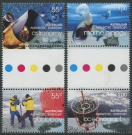 Australian Antarctic A.A.T. ( Australia) 2008 - Astronomie, Année Polaire - 4v Neuf // Mnh Paires Avec Vignette Central - Ungebraucht