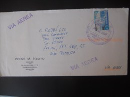 Argentine Lettre De Lavalle 2007 Pour Jersey , Tres Joli Obliteration - Lettres & Documents