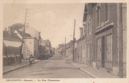 CPA 80 ESCARBOTIN La Rue Clémenceau - Sonstige & Ohne Zuordnung