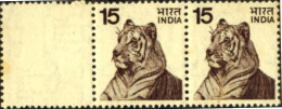 WILD LIFE-BENGAL TIGER-MODERN INDIAN ERRORS-SCARCE-MNH- E7-42 - Plaatfouten En Curiosa