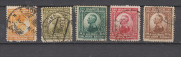 Yvert 138 - 139 - 140 - 141 - 142 Oblitéré - Used Stamps