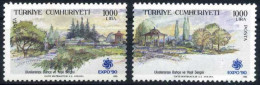 TURKEY 1990 (**) - Mi. 2878-79 [not Pair], EXPO / Int. Exhibition Of Garden And The Green - Ungebraucht