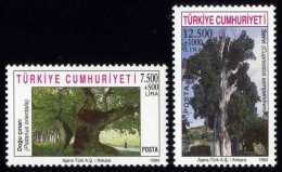 TURKEY 1994 (**) - Mi. 3036-37, Natural Monuments (Trees) - Nuevos