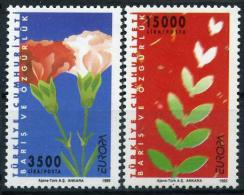TURKEY 1995 (**) - Mi. 3047-48, Europa Cept (Peace And Freedom) - Unused Stamps
