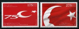 TURKEY 1998 (**) - 75th Ann.of Turkish Republic (Flag), Mi. 3159 A-60 A. - Nuevos