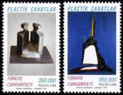 TURKEY 1999 (**) - Mi. 3189-90, Plastic Arts - Nuovi