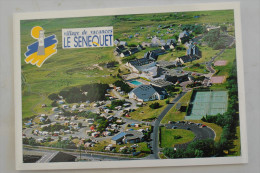 BLAINVILLE SUR MER  VILLAGE DE VACANCES LE SENEQUET VUE AERIENNE - Blainville Sur Mer