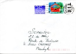 PAYS-BAS. N°1453 De 1993 Sur Enveloppe Ayant Circulé. Promotion De La Lettre. - Covers & Documents