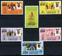 1973 QATAR International Human Rights Complete Set 6 Values Mint & One Hinged   (Or Best Offer) - Qatar