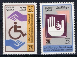 1994 QATAR Disabled Complete Set 2 Values   MNH     (Or Best Offer) - Qatar