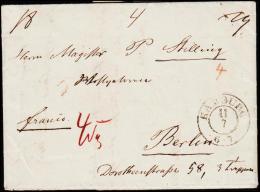 1845. KJÖBENHAVN 10 7 1845. + HAMBURG 11 7.  (Michel: ) - JF175526 - ...-1851 Vorphilatelie