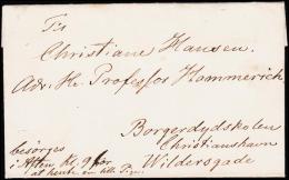 18??. Borgerdydsskolen, Christianshavn. Besørges I Aften Kl. 9 For At Hente En Lille Pi... (Michel: ) - JF175524 - ...-1851 Prephilately