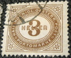 Austria 1899 Postage Due 3h - Used - Taxe