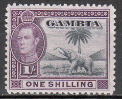 Gambia    Scott No.  138    Unused Hinged     Year  1938 - Gambia (1965-...)