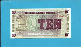 GREAT BRITAIN - 10 New Pence - ND ( 1972 ) - Pick M 48 - UNC. - Sixth Series Second Issue - British Armed Forces - British Armed Forces & Special Vouchers