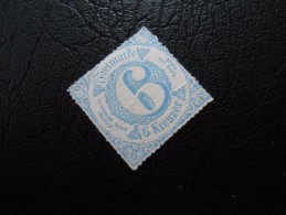 Altdeutschland (Thurn Und Taxis)  Mi 43lA  6Kr(*) - Farblos Durchstochen 1865 - Nuevos