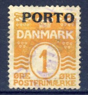##K1368. Denmark 1921. Postage Due. Michel 1. Used(o). - Port Dû (Taxe)