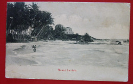 Ceylon Sri Lanka - Mount Lavinia Travelled Postcard (Two Stamps) - Sri Lanka (Ceylon)