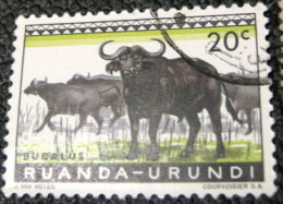 Ruanda Urundi 1959 Syncerus Caffer 20c - Used - Gebraucht