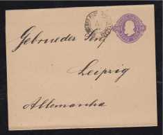 Brazil 1889 CT-04 Wrapper RIO DE JANEIRO To LEIPZIG Germany - Briefe U. Dokumente