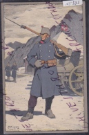 Armée Suisse : Sentinelle ; Ill. C. Moos; Feldpostkarte 1914 - Trous D´épingle En Haut (13'593) - Sent