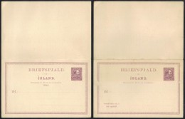 ISLANDE - ICELAND / 1902 ENTIER POSTAL DOUBLE - REPONSE PAYEE (ref 6389) - Entiers Postaux