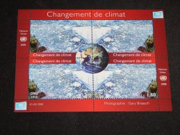 Switzerland (UN Geneva) - 2008 Climate Change Block (2) MNH__(TH-14327) - Blocks & Sheetlets