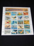 USA - 1997 Aircrafts Sheet MNH__(FIL-7328) - Fogli Completi