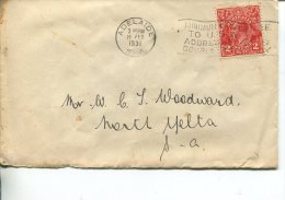 (111) Australia Used Cover Posted In 1930´s - Posted From SA (US Mail Slogan) - Lettres & Documents