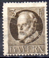 BAVARIA 1914 King Ludwig III - 3pf. - Brown FU - Nuovi