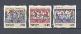 1972, Pesach Nº 481/3 - Unused Stamps (without Tabs)