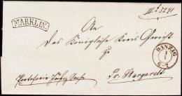 1860. DANZIG 1 5 6-7 + MARKLIN K P. ST U K GERICHT DANZIG.  (Michel: ) - JF175548 - Cartas & Documentos