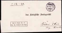 1902. STETTIN 18.7.02. K. PR. STEMPEL UND ERBSCHAFTSSTEUERAMT STETTIN. (Michel: ) - JF175553 - Brieven En Documenten