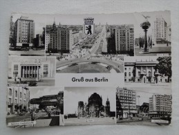 Germany Berlin Hauptstadt   Der DDR Gruss Aus Berlin Multi View Stamp 1962   A18 - Sonstige & Ohne Zuordnung