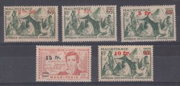 Mauritanie  N° 133 à 137  Neuf ** - Unused Stamps