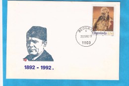 1992  TITO  JUGOSLAVIJA  JUGOSLAWIEN  JUBILEUM INTERESSANT - Lettres & Documents