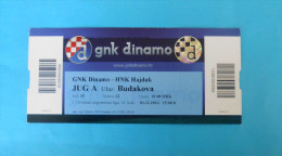 GNK DINAMO : HNK HAJDUK ... 2013. I HNL LEAGUE  Football Match Ticket Billet Soccer Fussball Futbol Futebol Foot Calcio - Tickets D'entrée