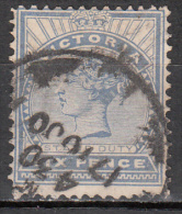 Victoria   Scott No.  165     Used    Year  1886 - Oblitérés