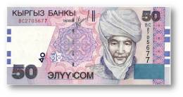 KYRGYZSTAN - 50 Som - 2002 - P 20 - UNC. - Série BC - Czarina Krumanjan-Datka  - 2 Scans - Kirgizïe