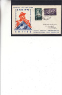 Grande Bretagne - Colonies - Afrique Du Sud - Lettre De 1952 - Oblitération Cape Town - Exposition Philatélique - Covers & Documents