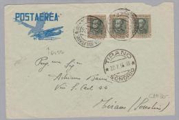 Eritrea 1936-07-27 Militärpostbrief Nach Tirano - Eritrea