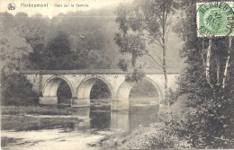 Cp Belgique Vallée De La Semois Environ De HERBAUMONT HERBEUMONT Sur Du Pont  ( Forêt ) Timbre 5c Vert Cachet - Herbeumont