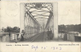 Temsche.  -  De Brug,  Doorzicht.  1903  Naar  Berchem - Temse