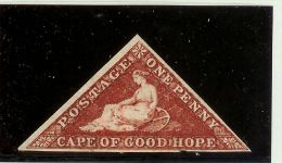 Afrika Cape Of Good Hope 1857 1 Penny Mi#1 Iyb O.Gummi - Cape Of Good Hope (1853-1904)
