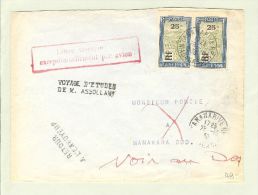 Afrika Madagaskar 1936-10-28 Erkundungsflug Nach Manakara - Airmail